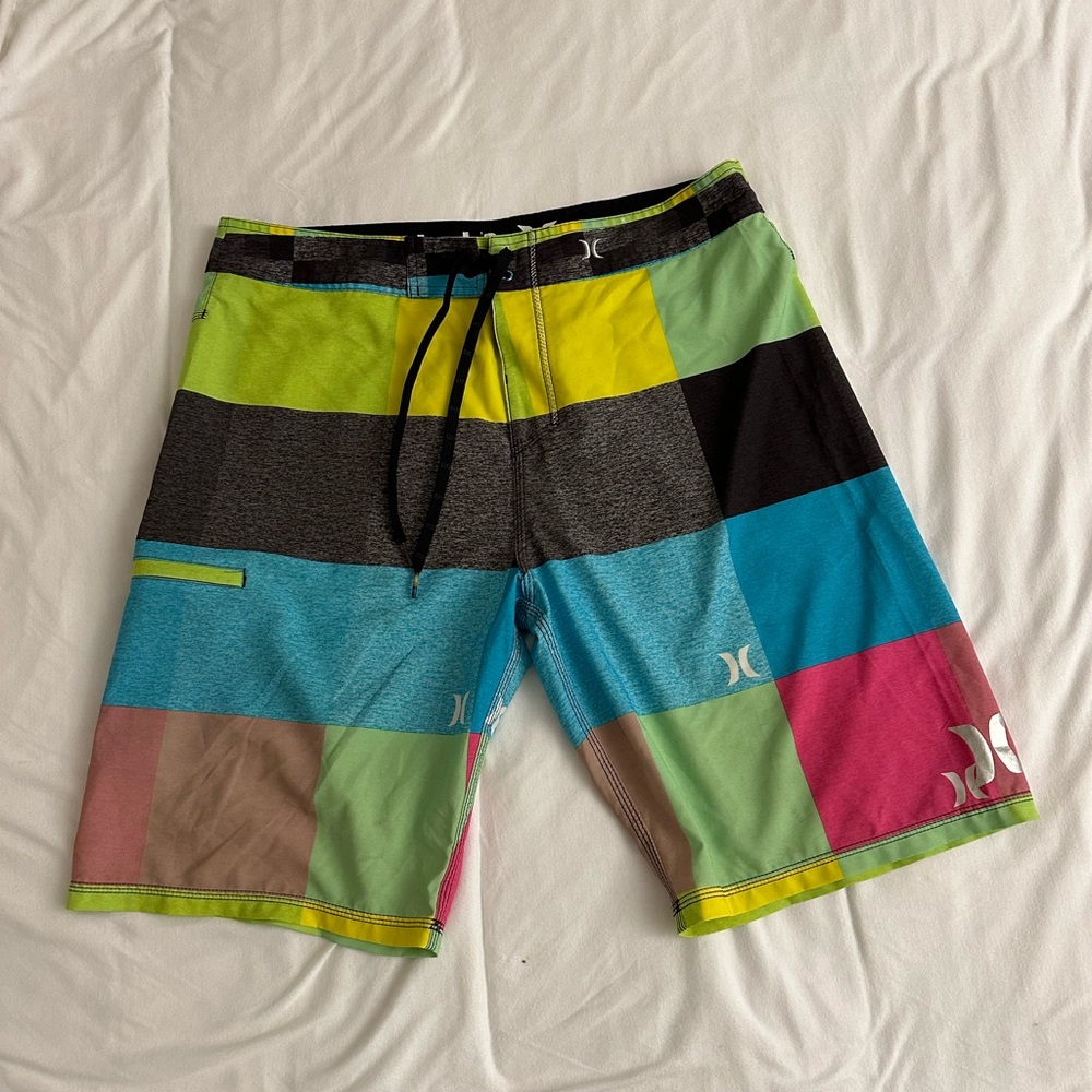 Hurley Multicolored Board Shorts Size 34